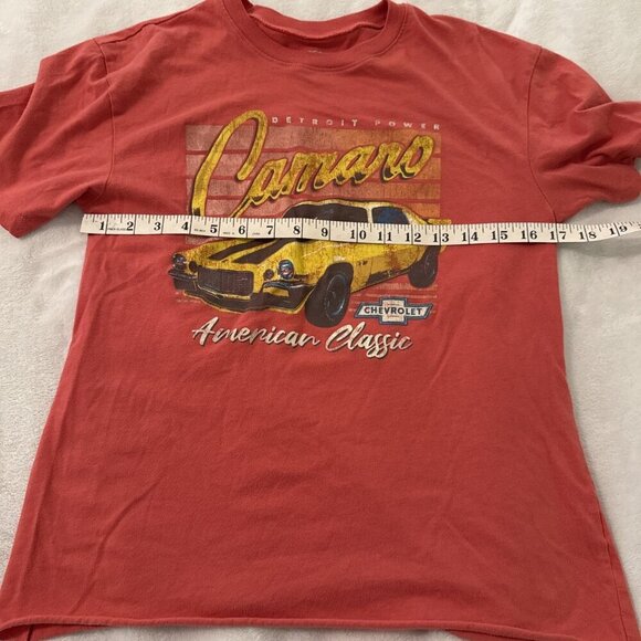 GM Officially Licensed Women’s Sm Cropped T-Shirt Chevrolet Camaro Bumblebee Car - Picture 8 of 9